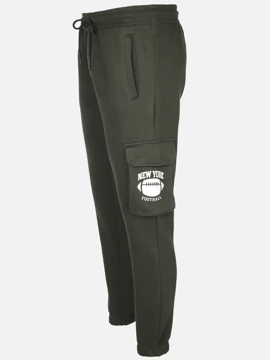 Bild 3 von Herren Sporthose mit Cargotasche Oliv