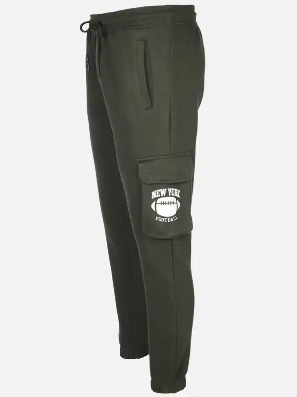 Bild 3 von Herren Sporthose mit Cargotasche Oliv