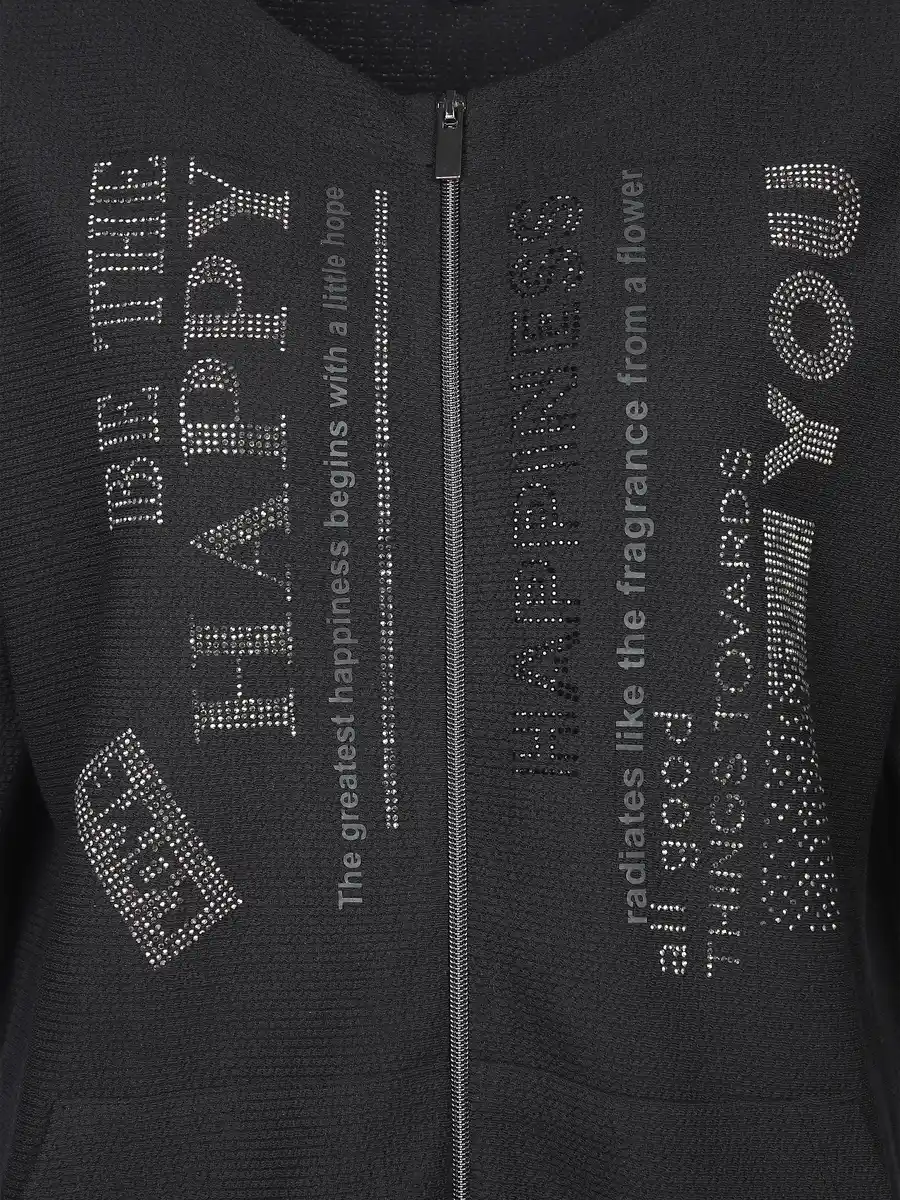 Bild 3 von Damen Jäckchen mit Glitzerprint Schwarz