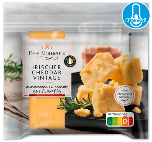 Bild 1 von BEST MOMENTS Irischer Cheddar*