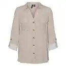 Bild 1 von Vero Moda VMBUMPY L/S SHIRT NEW Bluse Braun