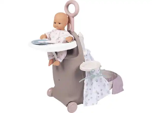 Bild 1 von SMOBY Baby Nurse Puppenpflege Trolley Spielset Rosa (120)