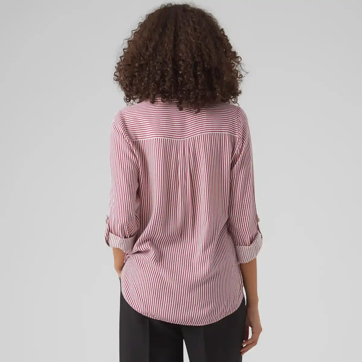 Bild 2 von Vero Moda VMBUMPY L/S SHIRT NEW Bluse Weiß