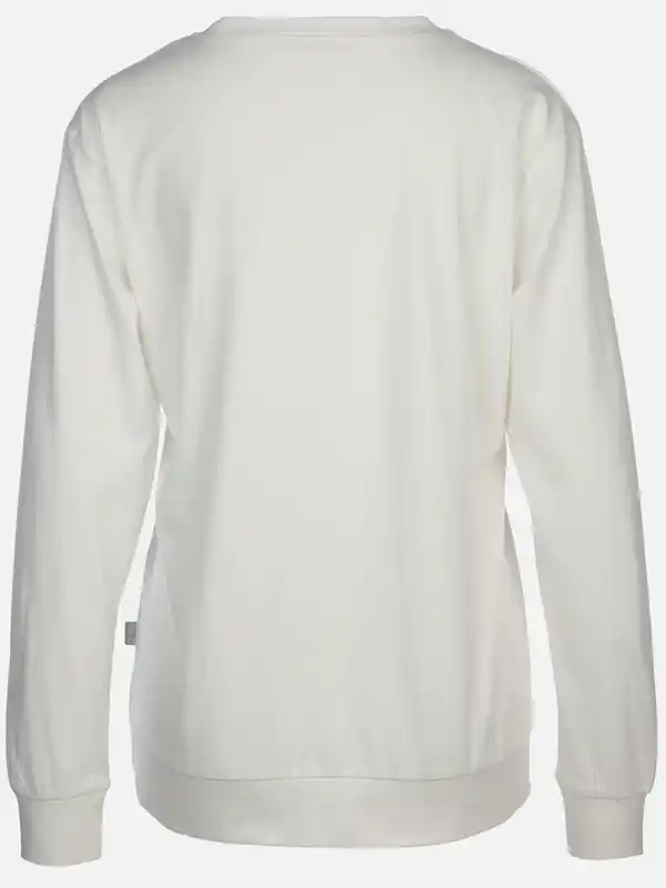 Bild 2 von Damen Pyjama-Oberteil mit Logoprint Weiß