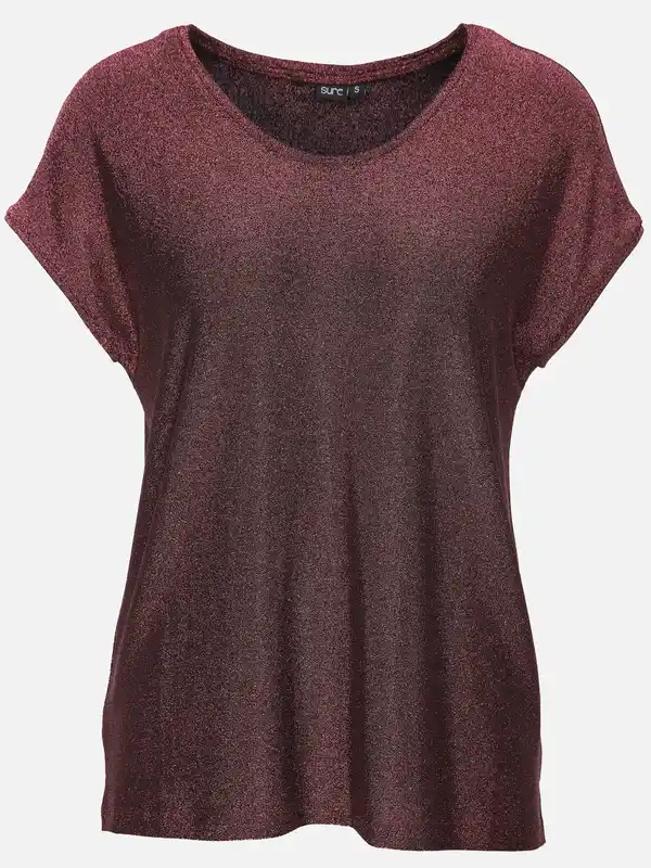 Bild 1 von Damen Shirt mit Glitzereffekt Rosa