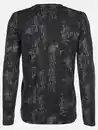 Bild 2 von Herren Longsleeve mit Print Schwarz