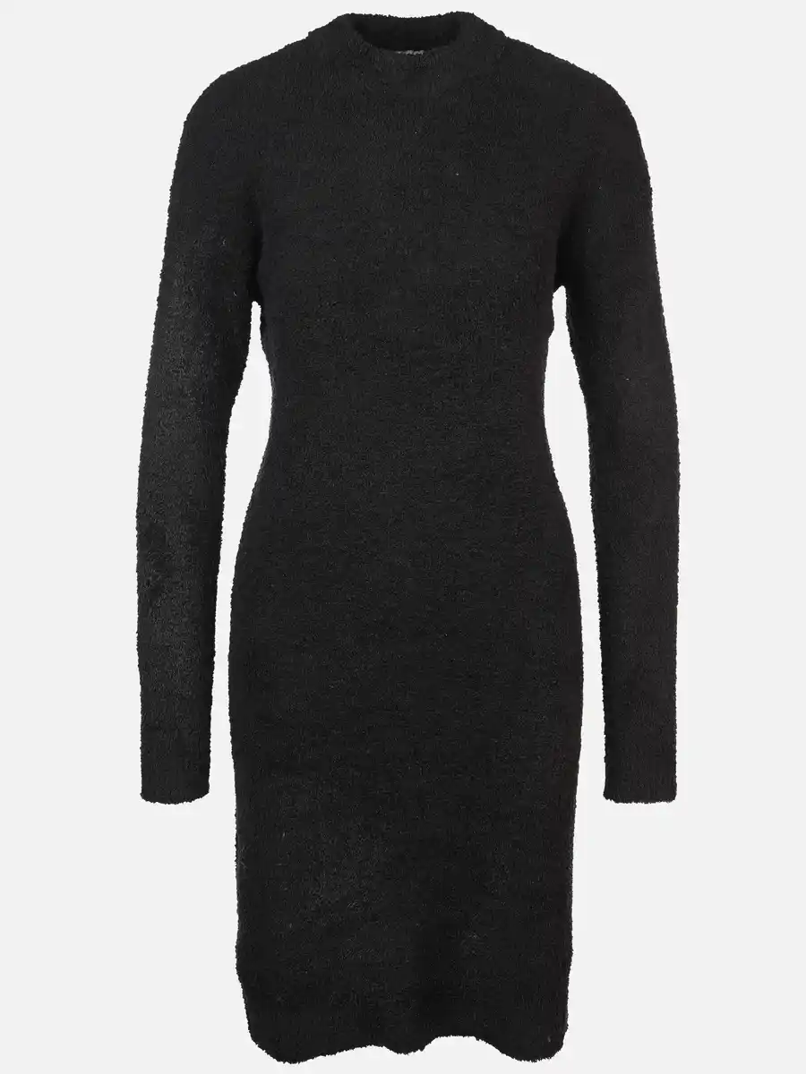 Bild 1 von Damen Strickkleid in flauschiger Optik Schwarz