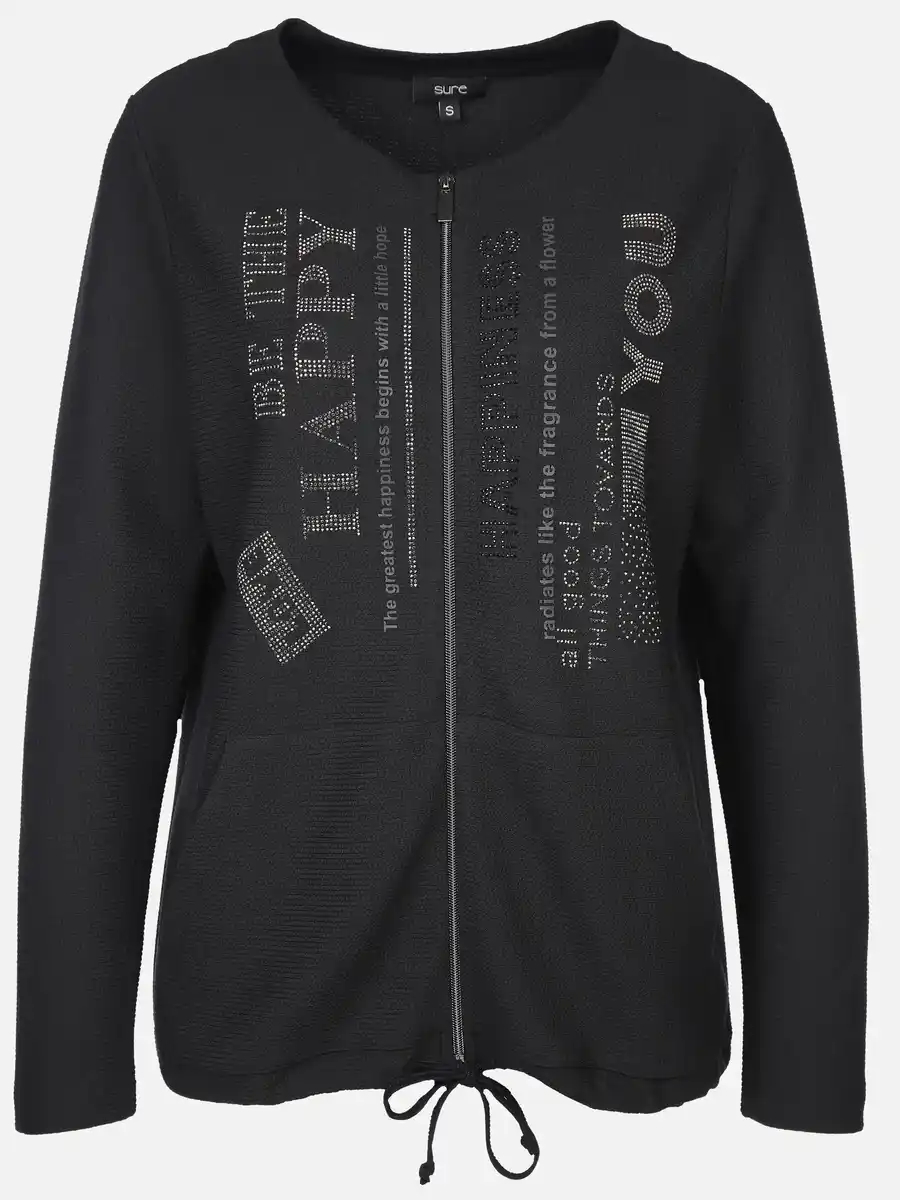 Bild 1 von Damen Jäckchen mit Glitzerprint Schwarz