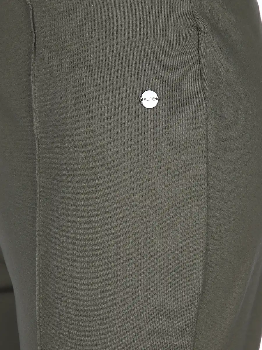 Bild 4 von Damen Leggings mit Mittelnaht Oliv