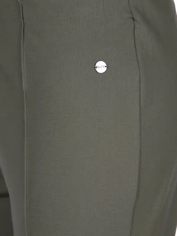 Bild 4 von Damen Leggings mit Mittelnaht Oliv