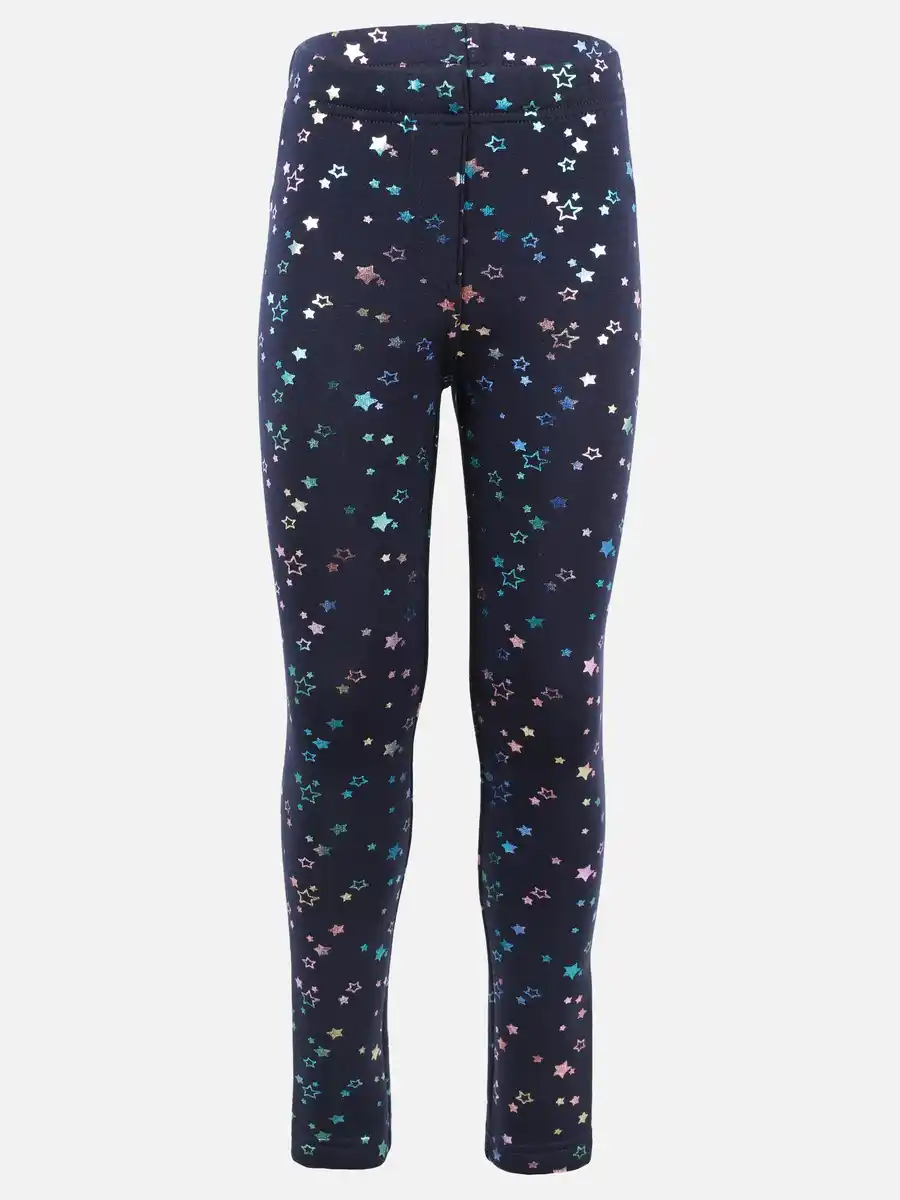 Bild 1 von Mädchen Thermo-Leggings mit Metallicprint Blau