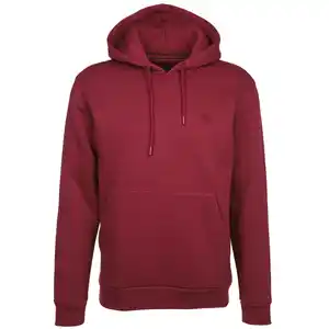 Herren Hoodie mit Kängurutasche Rot