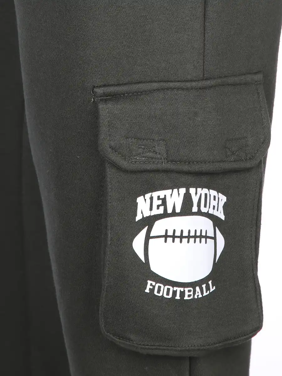 Bild 4 von Herren Sporthose mit Cargotasche Oliv