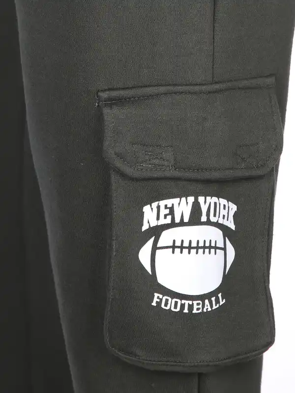 Bild 4 von Herren Sporthose mit Cargotasche Oliv