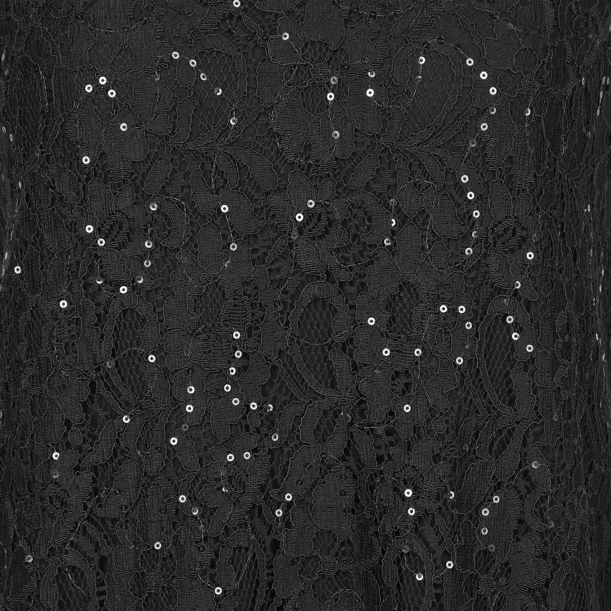 Bild 3 von Damen Top mit Spitze Schwarz