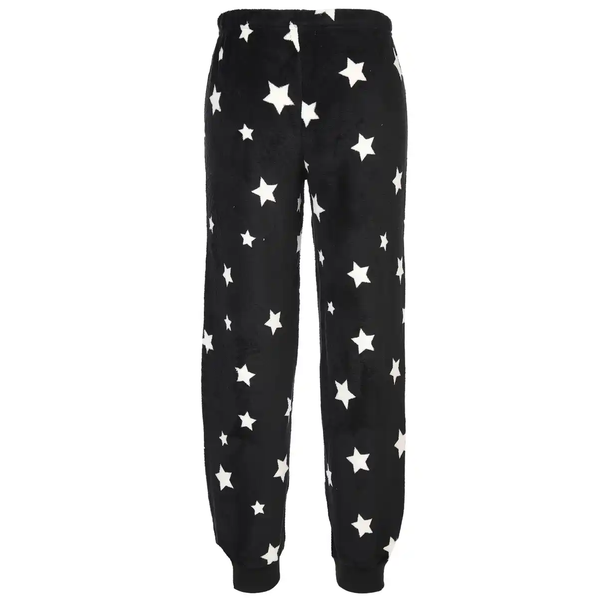 Bild 2 von Damen Fleecehose mit Sternenprint Schwarz