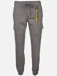 Herren Cargohose im Joggpant Style Grau