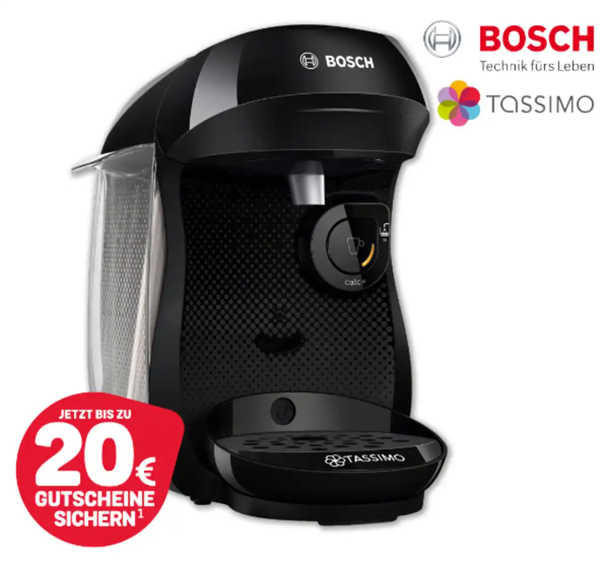 Bild 1 von BOSCH TASSIMO Kapselmaschine HAPPY friendly TAS102E*