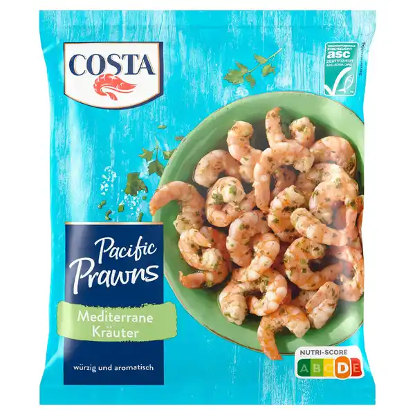 Bild 1 von COSTA Pacific Prawns 275 g, Mediterrane Kräuter