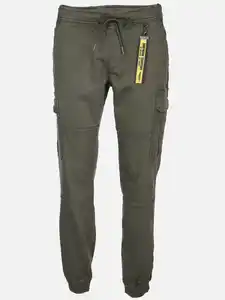 Herren Cargohose im Joggpant Style Oliv