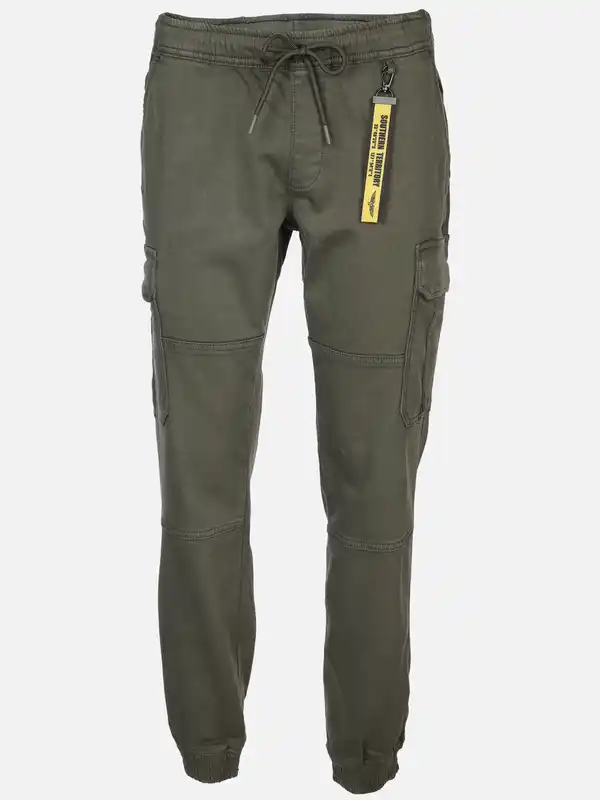 Bild 1 von Herren Cargohose im Joggpant Style Oliv