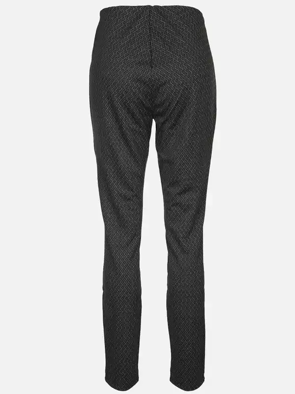 Bild 2 von Damen Jacquard Leggings Schwarz