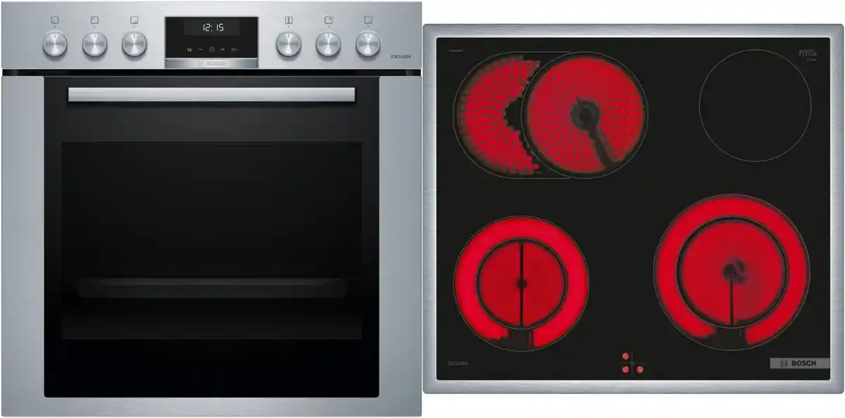 Bild 1 von MKH65SK1 Herdset bestehend aus HEH317BS0 + NKH645GA2M edelstahl + edelstahl / A