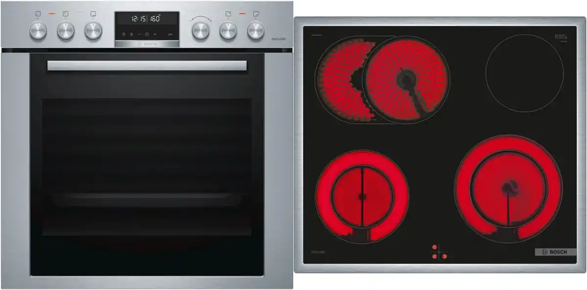 Bild 1 von MKH65SP1 Herdset bestehend aus HEH378BS0 + NKH645GA2M edelstahl + edelstahl / A