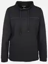 Bild 1 von Damen Edelsweatshirt mit Glitzersteinchen Schwarz