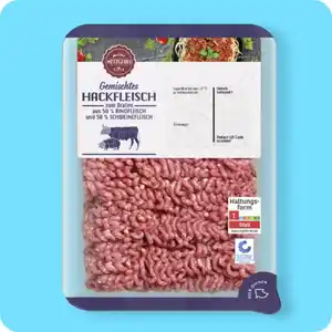 MEINE METZGEREI Gemischtes Hackfleisch, Aus Rind- und Schweinefleisch