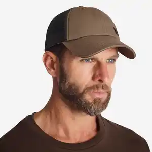 Trucker-Schirmmütze Solognac Resistant Gear beige Braun