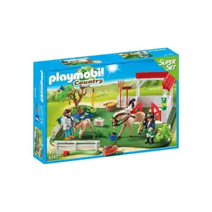 PLAYMOBIL® 6147 - Country - Spielset, Koppel mit Pferdebox