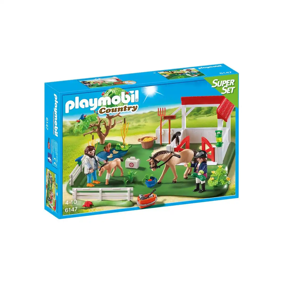 Bild 1 von PLAYMOBIL® 6147 - Country - Spielset, Koppel mit Pferdebox