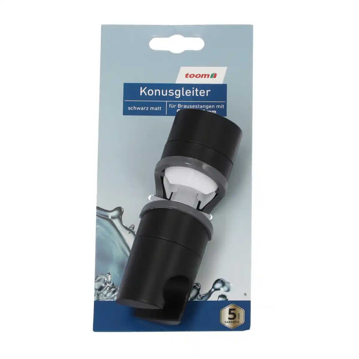 Bild 1 von toom Konusgleiter mattschwarz 11,9 x 4,05 cm