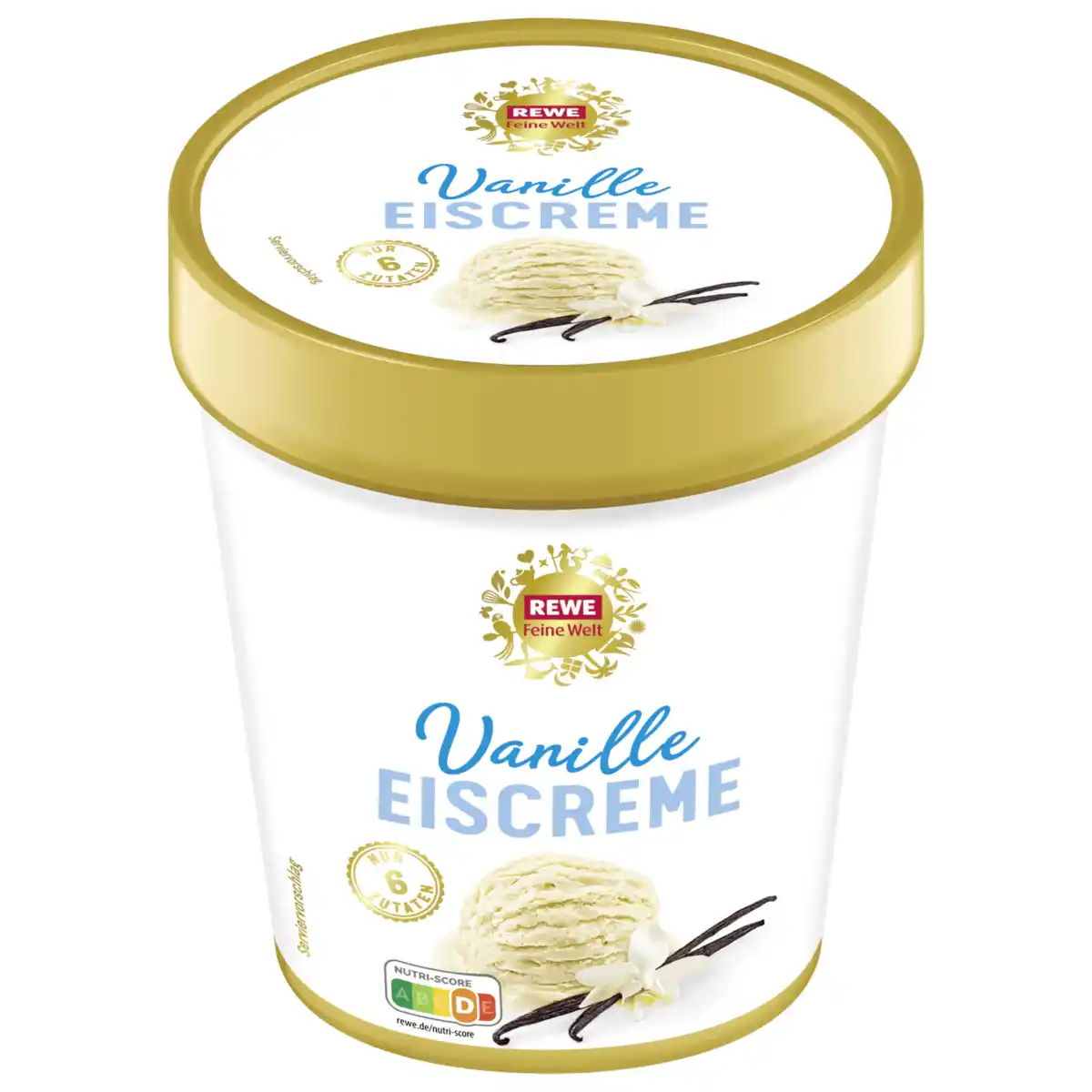 Bild 1 von REWE Feine Welt Vanille-Eiscreme 480ml