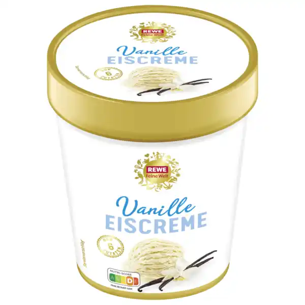 Bild 1 von REWE Feine Welt Vanille-Eiscreme 480ml