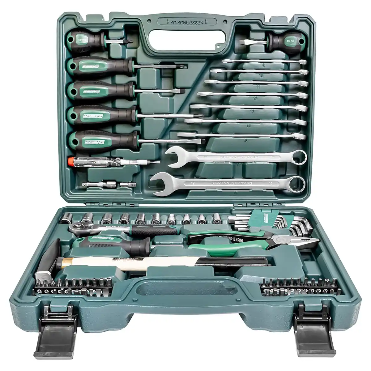 Bild 1 von WORKZONE Mannesmann Werkzeugkoffer, 85-tlg.