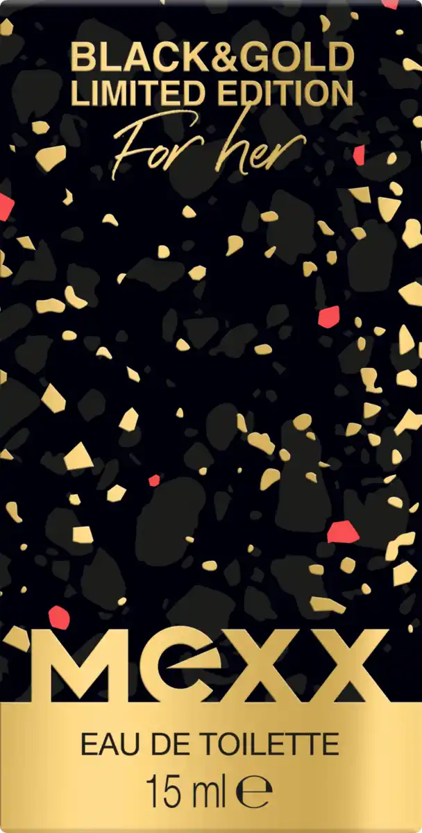 Bild 3 von Mexx Black & Gold Limited Edition Woman, EdT 15 ml