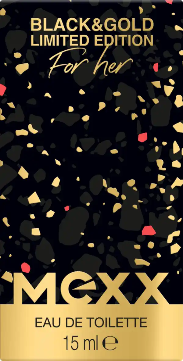 Bild 3 von Mexx Black & Gold Limited Edition Woman, EdT 15 ml
