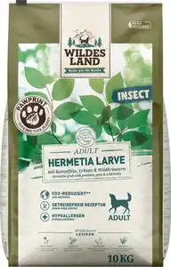 Wildes Land Hundefutter Adult PawPrint Insect Hermetia Larve, 10 kg