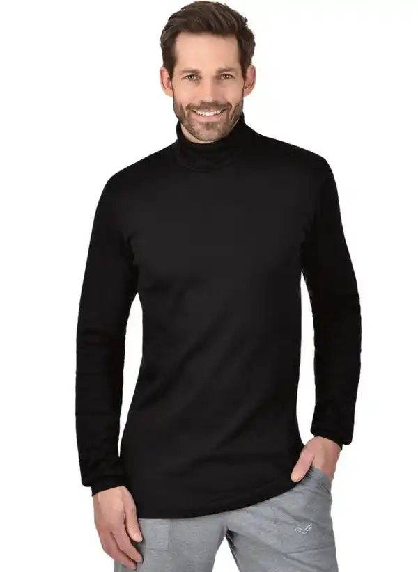 Bild 1 von Trigema Rollkragenshirt TRIGEMA Langarm Ski- und Sport-Rollkragenpullover