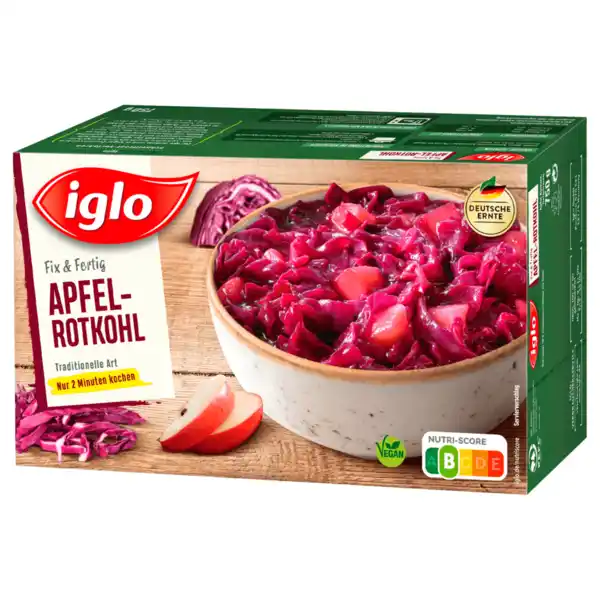 Bild 1 von Iglo Apfel-Rotkohl 750g