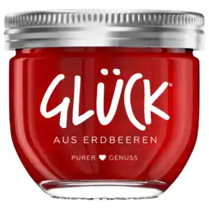 Glück Fruchtaufstrich Erdbeere 230g