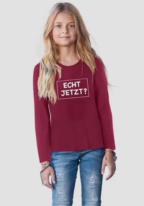 Bild 1 von KIDSWORLD Langarmshirt ECHT JETZT? Druck