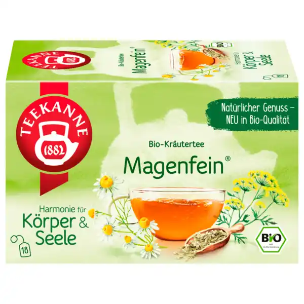 Bild 1 von Teekanne Bio Kräutertee Magenfein 36g, 18 Beutel