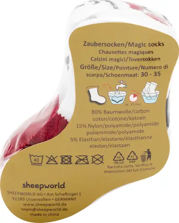 Bild 2 von Sheepworld Zaubersocken Schaf