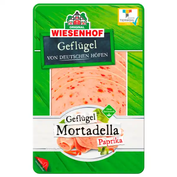 Bild 1 von Wiesenhof Geflügel Paprika-Mortadella 100g