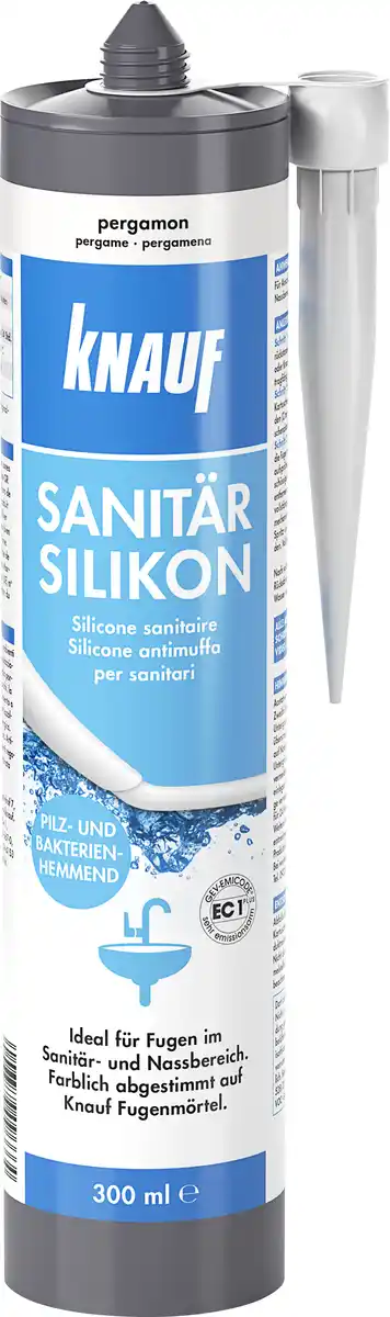 Bild 1 von Knauf Sanitär Silikon pergamon 300 ml