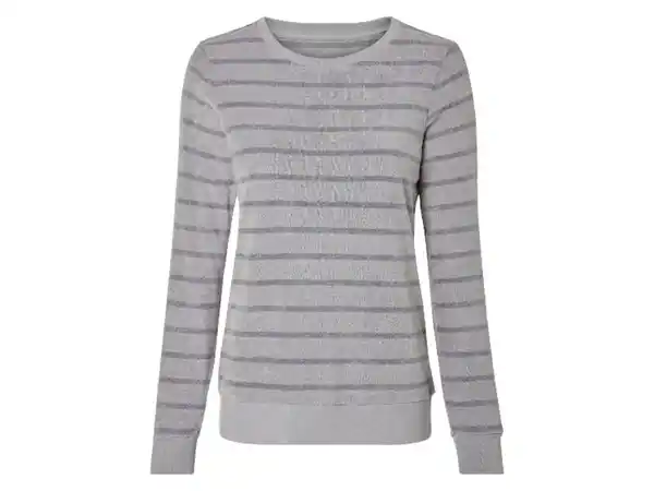 Bild 3 von esmara® Damen Frottee-Pyjama, lang, mit Baumwolle