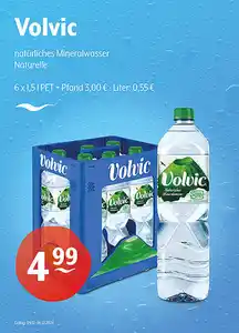 Volvic natürliches Mineralwasser Naturelle